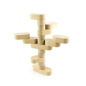 Tree with wooden magnetic block NEOBRICK