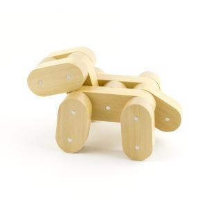 Vache en bois magnetique NEOBRICK